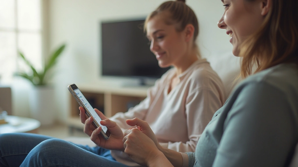 Person using mobile banking app to track daily expenses and spending categories