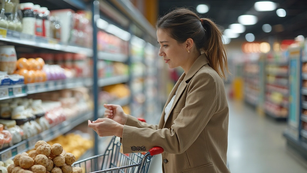 Профессиональный снимок женщины, анализирующей семейный бюджет на ноутбуке с таблицами расходов